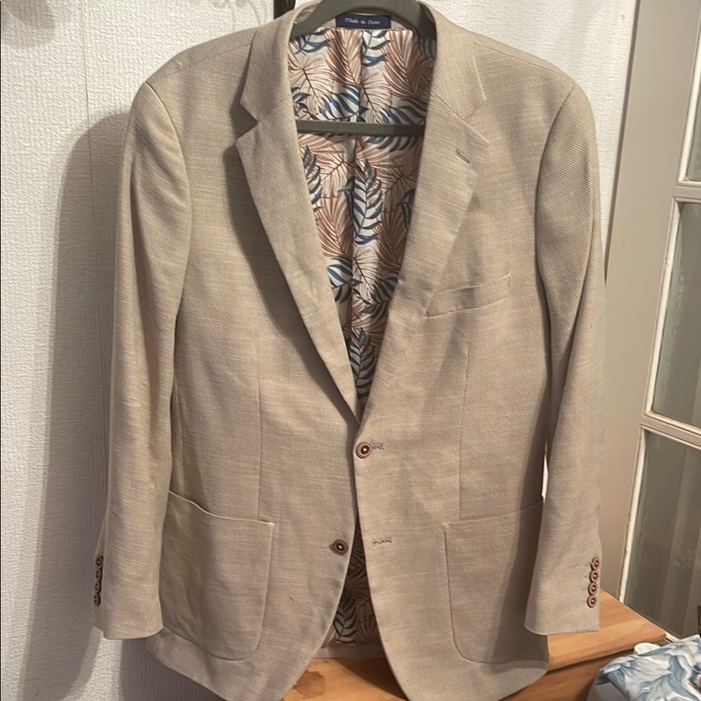 Men's Beige Blazer